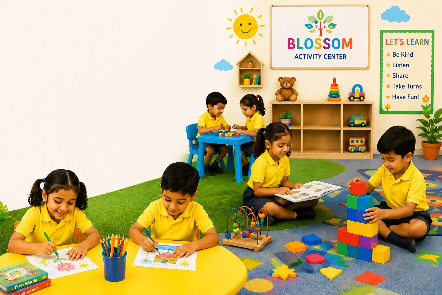 Preschool children learning through play